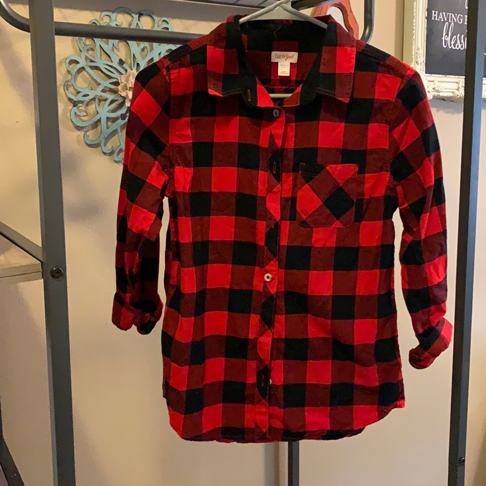 Buffalo Plaid Flannel Shirt